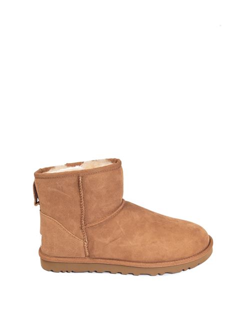 Chestnut mini classic logo ankle boot UGG | CLASSICMINIMONT-CHE